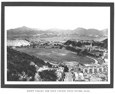 CO1069-457 0041 Happy Valley and Race Course from Stubbs Road